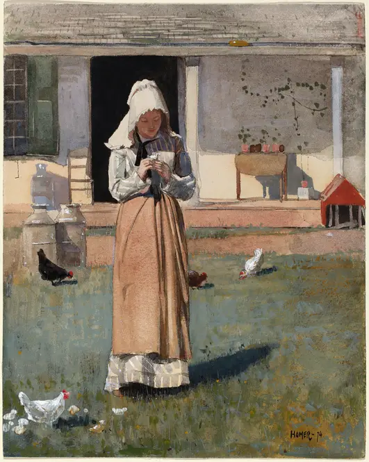 A Sick Chicken (1874)